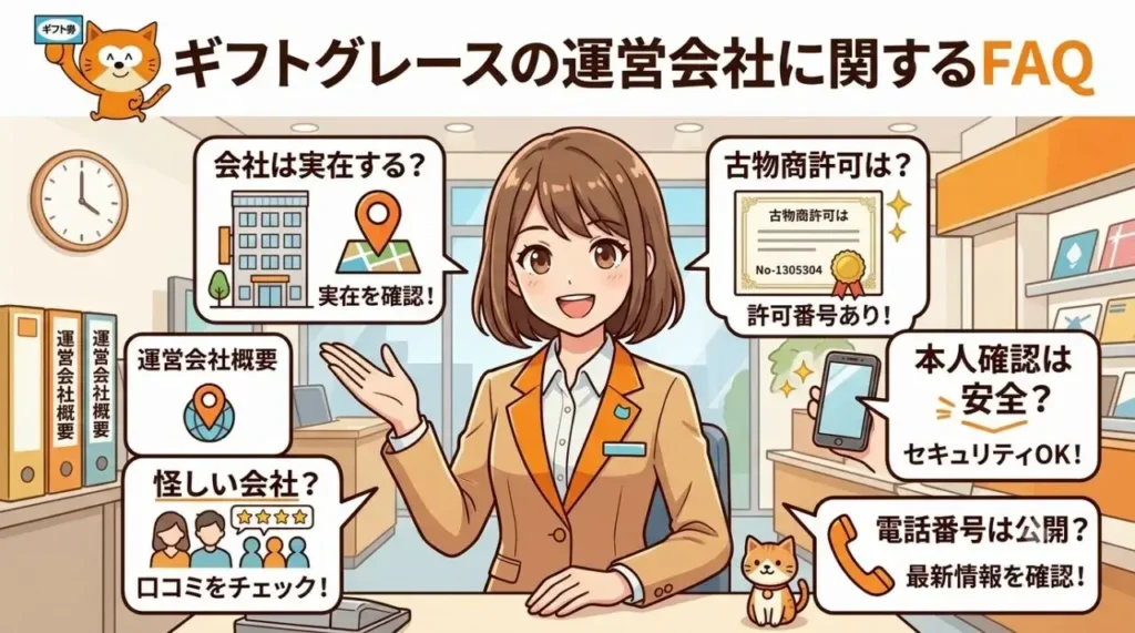 ギフトグレースの運営会社に関するFAQ